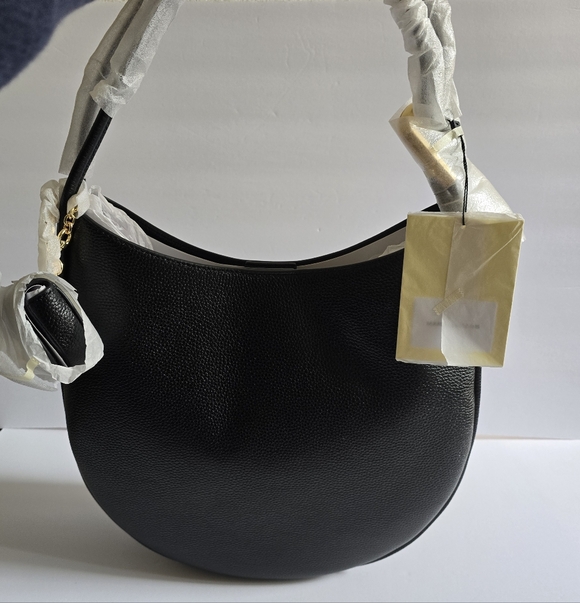 Marc Jacobs Large Leather Hobo Bag Black - Picture 7 of 13